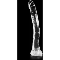 Dark Crystal XXL Dildo 53 x 6 cm - transparant