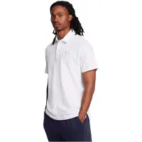 Under Armour Icon Short Sleeve Polo Wit L Man