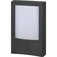 Osram LED-wandlamp buiten ENDURA STYLE ENTRANCE, alu / grijs / zink, Aluminium, Modern, LED wandlamp buiten