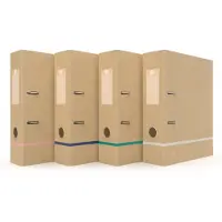 Oxford Breed Ordner A4 80 mm Bruin 2 Ringen 400139839 Karton Mat