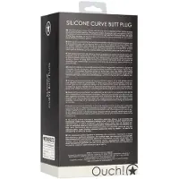 Ouch! - Curve Buttplug - Zwart