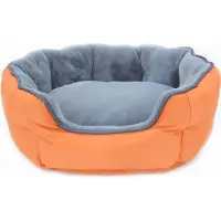 Thermoswitch Santorini Grey/Orange Memory Foam S 45 x 38 x 20 cm hondenmand