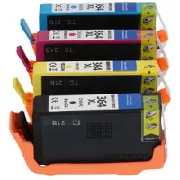 PrintAbout Inktcartridge 364XL (N9J74AE) 4-kleuren Multipack Hoge capaciteit geschikt voor HP