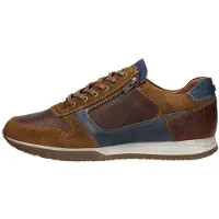 Australian Footwear Browning Leather wijdte H Veterschoenen | Maat 48 Heren Cognac