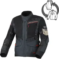 Sonstiges MACNA FLEXODUS textieldakjas, blauw-zwart-taupe, maat XXL