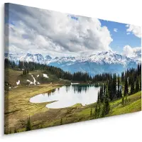 Karo-art Schilderij - Glacier Peak, USA, 5 maten, Premium Print
