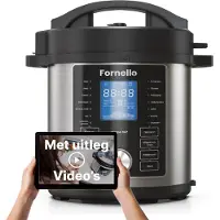 Fornello Rijstkoker met stomer Keramisch - Inc. Uitlegvideo's - PFAS