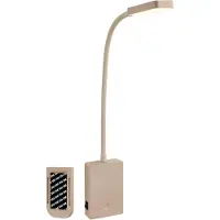 Briloner LED-tafellamp Cielo, dimbaar, crème / amber, Woon-/ Eetkamer, Kunststof, Modern, LED tafellamp