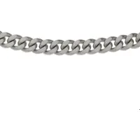 Trendjuwelier huiscollectie 6505348 Collier Staal Gourmet 8 mm breed 50 cm lang