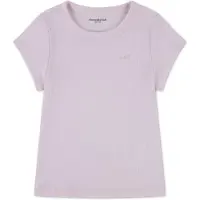Abercrombie & Fitch T-shirt roze Meisjes Stretchkatoen Ronde hals Effen - maat 158-164