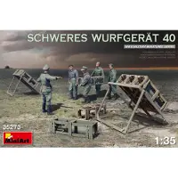 MiniArt Modelbouwpakket Militaire voertuigen - 35273 Schweres Wurfgerät 40 Plastic - 1:35 - Modelbouw