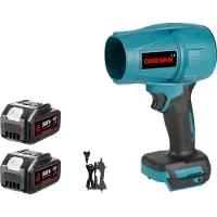 OEM Luchtblazer, 2000W vermogen, borstelloze motor, set van 2 batterijen