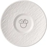 Villeroy Boch Villeroy &amp; Boch Manufacture Rock Blanc Mickey Mouse schoteltje voor koffiekopje, 15,4 cm
