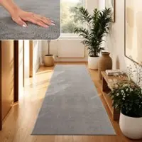 Tapis.fr Tapijt Calissa grijs 80x300 cm