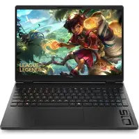 HP HyperX OMEN 15-inch gaming laptop, model 15-ga0170ng, met Intel Core i7 processor, 38,9 cm (15,3 inch) scherm, resolutie van 2560 x 1600 pixels, 24 GB geheugen, Windows 11 Home, zwart