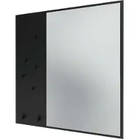 Montana Memo Wall Mirror With Notice Board - Wandspiegels Spiegelglas Black - MEMO 05-BLACK