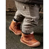 Wheat - Kid's Lauflern-Stiefel Daxi Wolle Tex - Winterschoenen 27, bruin