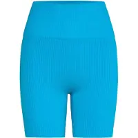 Björn Borg Legging Women Studio Seamless Ribbed Shorts Atomic Blue-XL