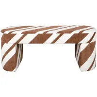 Leitmotiv Bank Agraciado Dark Brown Off White