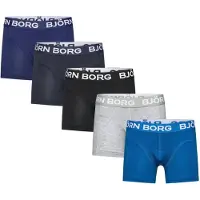 Björn Borg Boxershort Kids Cotton Stretch Multipack 2 (5-pack)-Maat 122 / 128