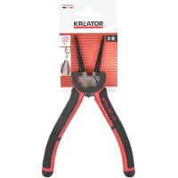 Kreator KRTH60903 borgveertang 175 mm - koolstofstaal - plat