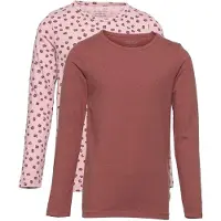 Minymo Blouse - 2-pack - Violet Ice - - 6 jaar (116) - Shirts