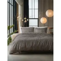 Sleeptime Pure dekbedovertrek Vintage - bruin - Katoen - 140x220