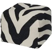 Broste Copenhagen Zebra poef