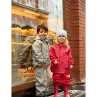 CeLaVi Regenkleding m. Bretellen - PU - White Pepper - - 100 - Regenkleding