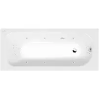 Polysan Ebro Whirlpoolbad, 170x75x39cm, Highline Hydro, chroom