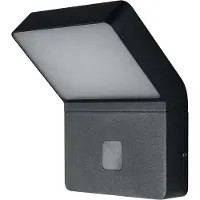 Osram Wandlamp buiten met bewegingssensor ENDURA STYLE WIDE, alu / grijs / zink, Aluminium, Modern