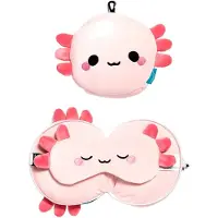 Relaxeazzz Adoramals Maddie de Axolotl Reiskussen & Slaapmasker