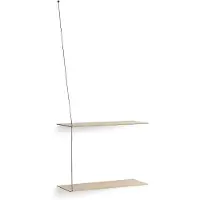 Woud Stedge plank 60 cm Witgepigmenteerd eikenhout