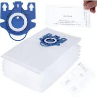 Rosfix Stofzuigerzak Vervanging Set - 12 Stuks, 99,9% Filtratie - 18×29,5×11 Cm