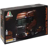 Italeri Modelbouwpakket Auto - 3897 Scania R730 #039Black Amber#039 Plastic - 1:24 - Modelbouw