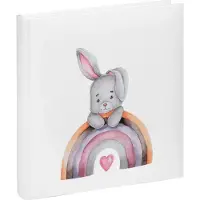 Walther design FA-311 Baby album - Bunny Malin - Formaat 26 x 25 cm - voor 100 foto's 10 x 15 cm - Wit
