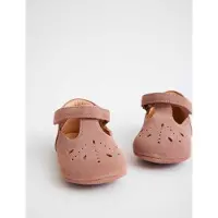Bisgaard Ballerina Hausschuhe - Bloom - Pink m. Lochmuster - - 19 - Hausschuhe