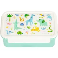 A Little Lovely Company - Bento lunch box - Jungle - 22 x 7 x 14.5 cm