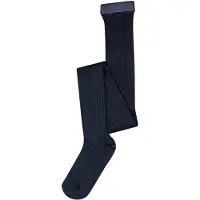 Mp Denmark Meisjes Beenmode Cotton Rib Tights - Blauw - Maat 60