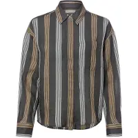 Marc O'Polo Blouse lichtbruin / grijs / antraciet