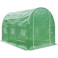 Luxtom | Kas, 3x2x2 meter, foliekas, winterbestendige kas voor tomaten, folietunnel, tuinkas