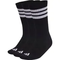 Adidas Sokken '3-Stripes Cushioned Crew 3 Pair Pack' zwart / offwhite