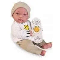 MuÑecas Antonio Juan Newborn Baby Tonet Smile Baby Doll Beige Kinderen