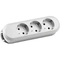 Bachmann Smart stekkerdoos zonder kabel | 3 contacten | wit