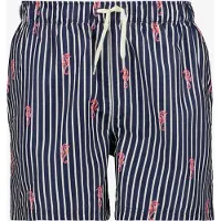 Osaga heren zwemshort gestreept blauw maat S