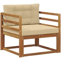 vidaXL Buiten Midden Sofa Naturel