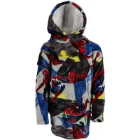 Spider-man Plaid Poncho Marvel Spider Man 7-14 Jaar