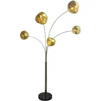 Invicta Vloerlamp LIQUID DIAMOND goud 200cm - 48501