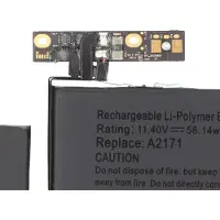 AccuCell Accu geschikt voor Apple MacBook Pro Retina 13" Touch Bar A2338 Li-Polymeer 11,4V vergelijkbaar met A2171