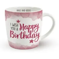 Miko Enjoy Mok - Happy Birthday | Koffie beker (wit en multicolor)